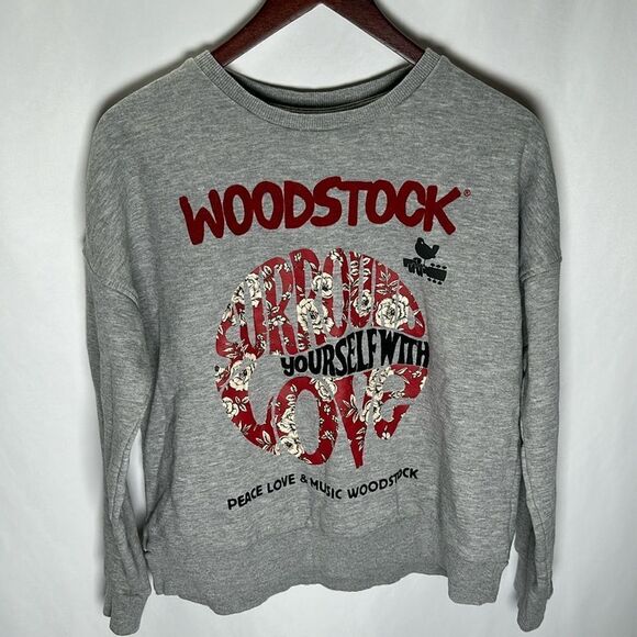 Women’s Woodstock crop sweatshirt M - Picture 1 of 2